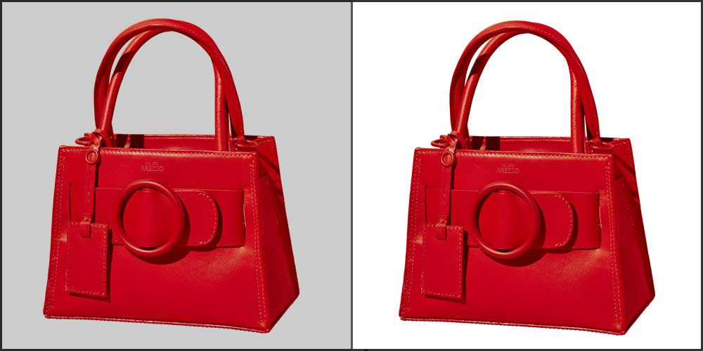 clipping path service of a hand bag